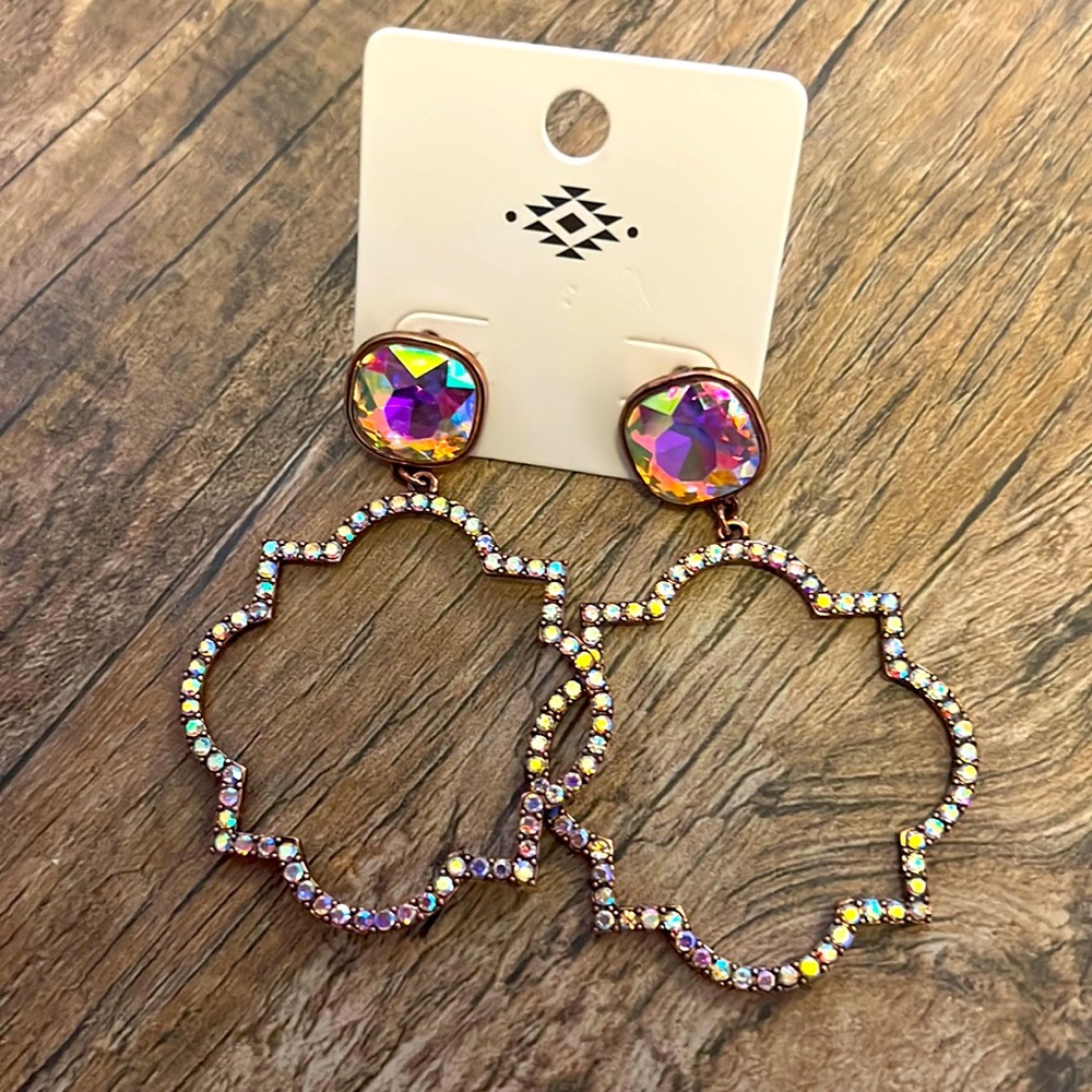 Super blingy dangle earrings